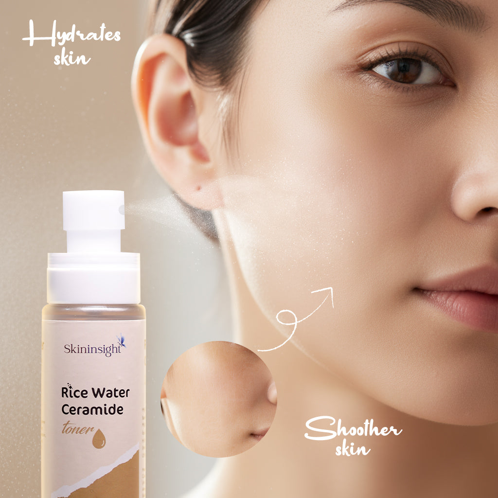 Skininsight Rice Water Toner – Hydrating & Balancing Ceramide Glow Toner (100ml)