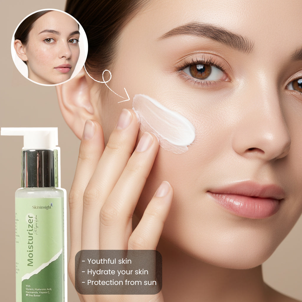 Skininsight Hydrating Moisturizer – Lightweight Daily Cream with Peptides & Squalane (100ml)