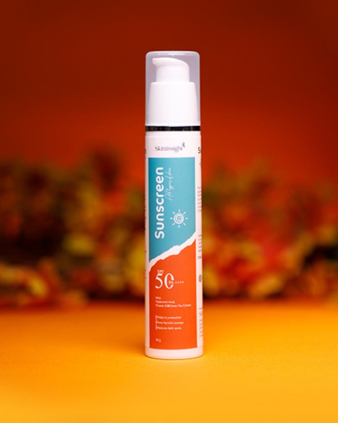 Skininsight SPF 50 Sunscreen – Broad-Spectrum PA++++ UV Protection with Cica & Hyaluronic Acid (50g)
