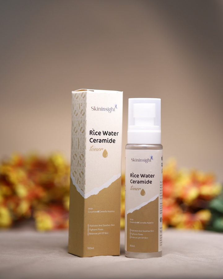 Skininsight Rice Water Toner – Hydrating & Balancing Ceramide Glow Toner (100ml)