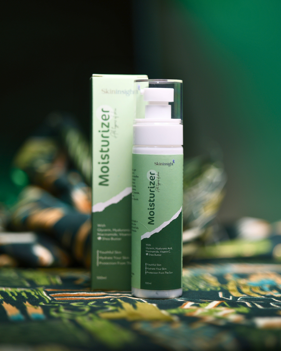 Skininsight Hydrating Moisturizer – Lightweight Daily Cream with Peptides & Squalane (100ml)