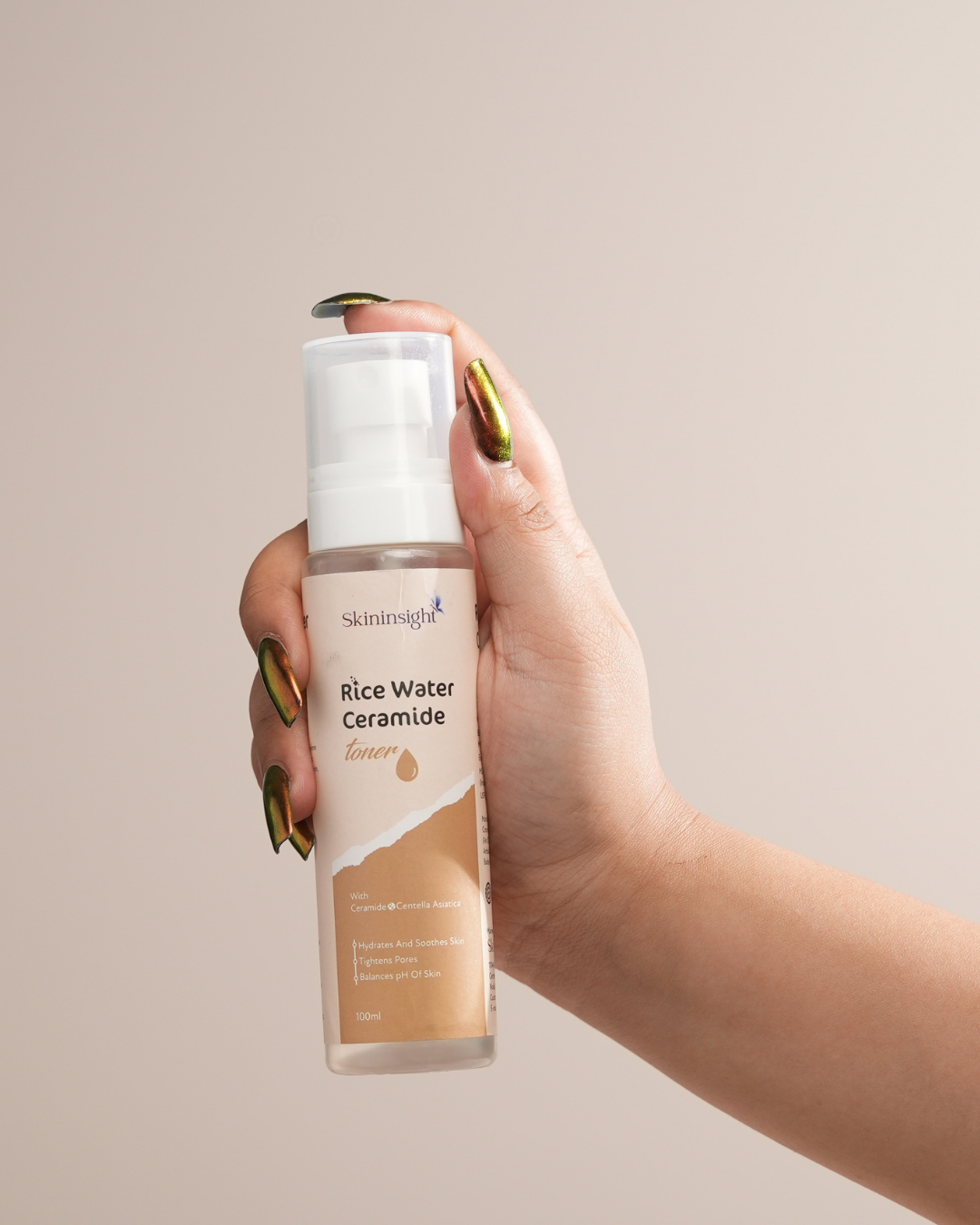 Skininsight Rice Water Toner – Hydrating & Balancing Ceramide Glow Toner (100ml)